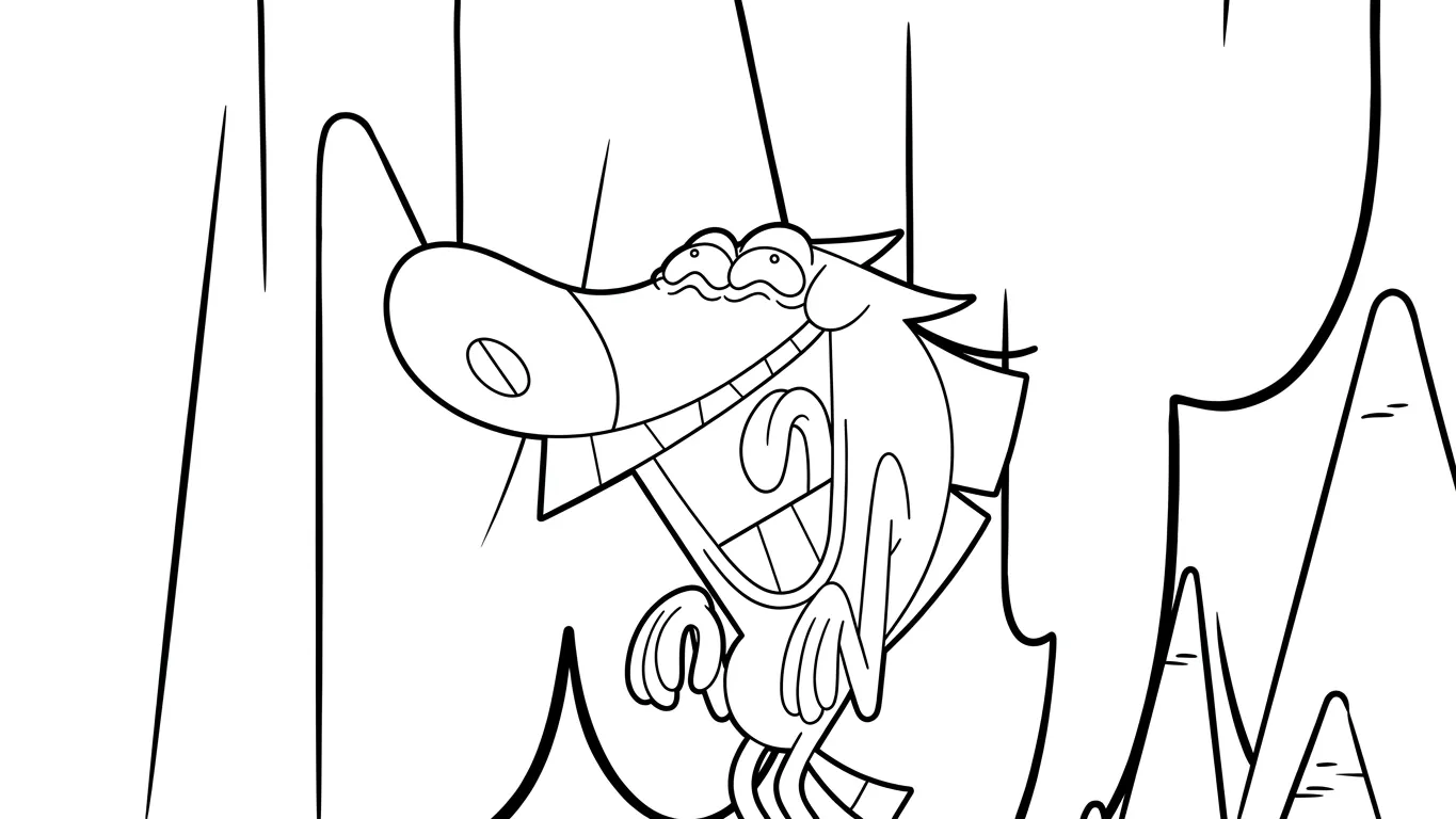 coloriage Zig e Sharko a imprimer gratuitement
