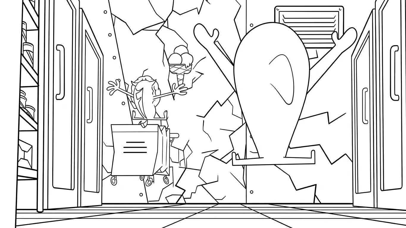 coloriage Zig e Sharko a dessiner et imprimer