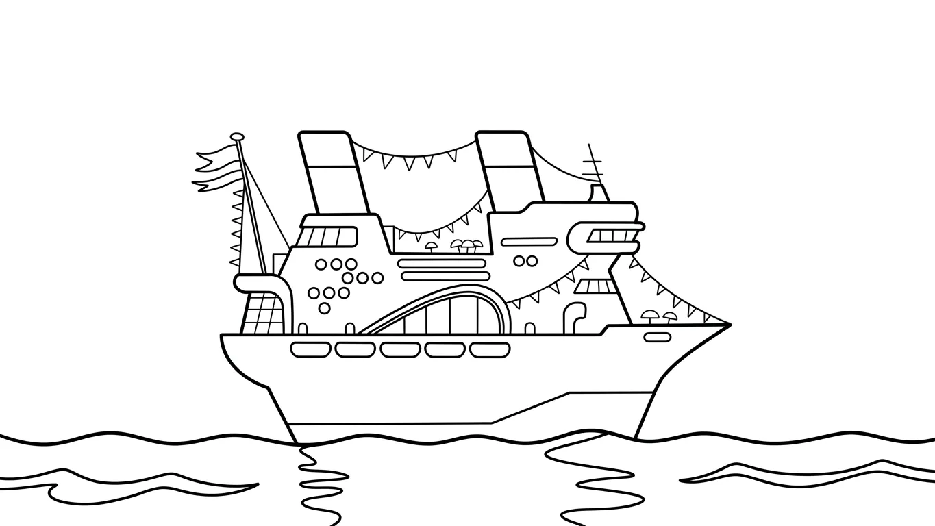coloriage Zig e Sharko à imprimer pour enfant de 3 ans 1