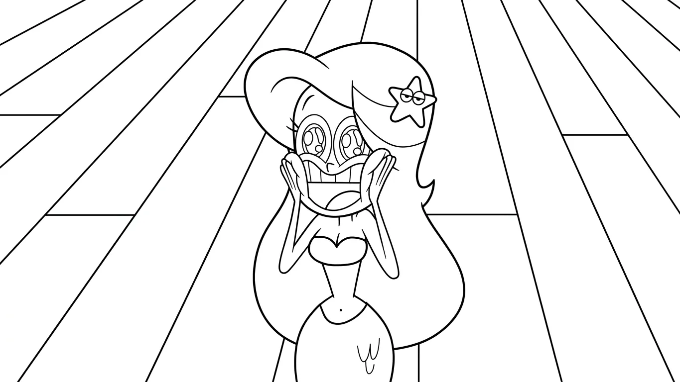 coloriage Zig e Sharko à imprimer