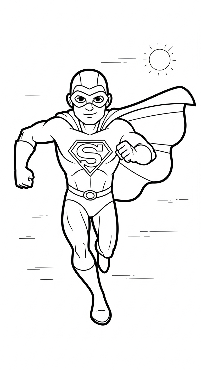 coloriage Course à pied gratuit en ligne