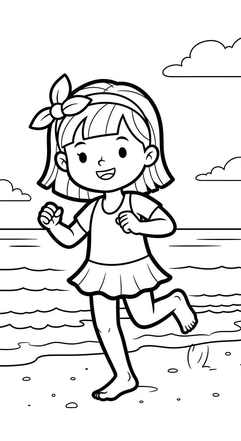 a imprimer coloriage Course à pied gratuit 1