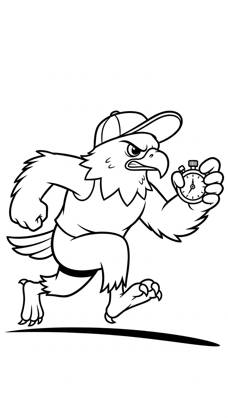 coloriage Course à pied gratuit a imprimer