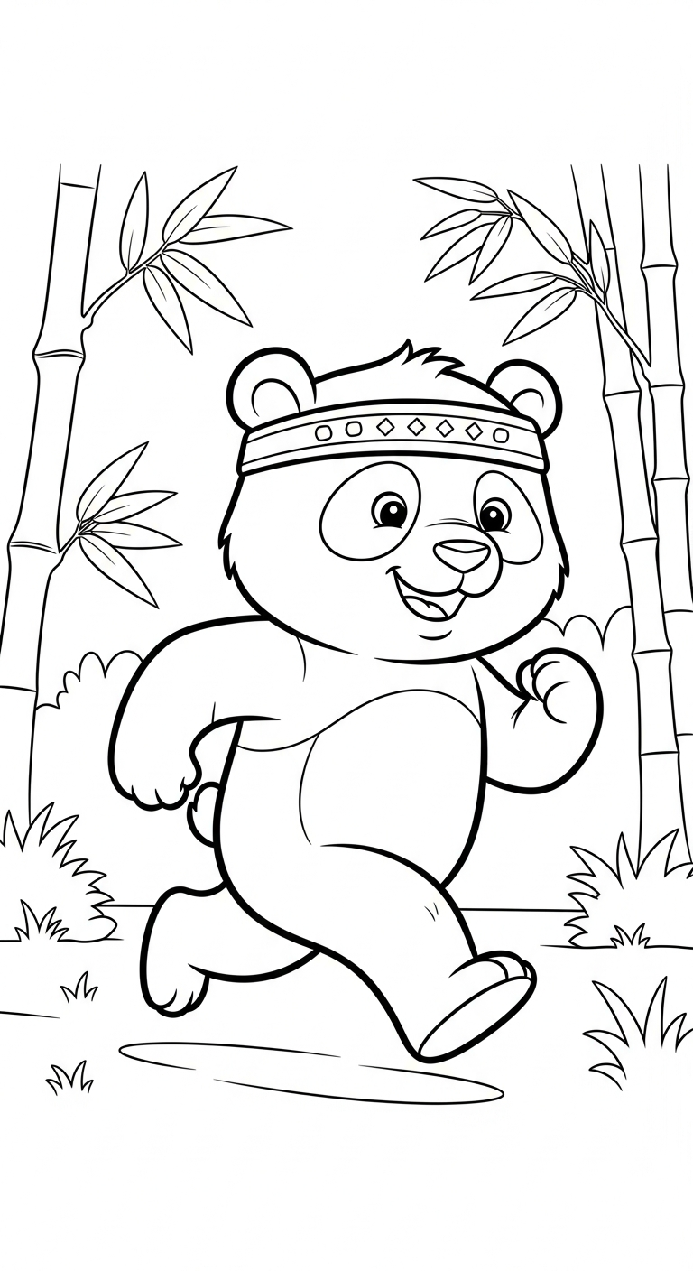 coloriage Course à pied pour primaire