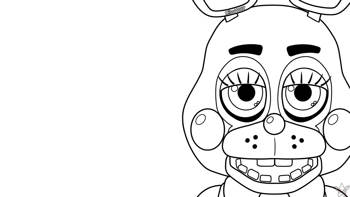 coloring pages FNAF free to print