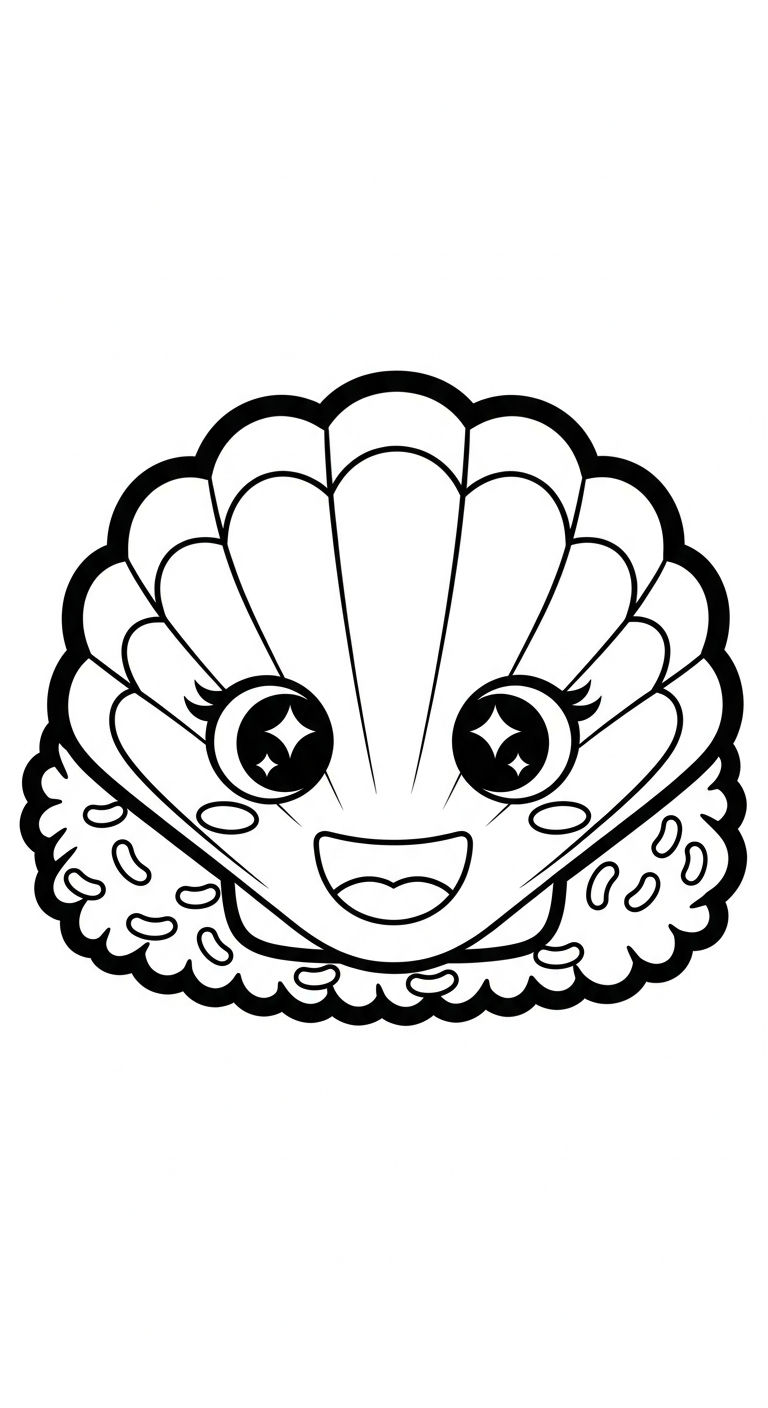 coloriage Kawaii Sushi update pour enfant de 5 ans