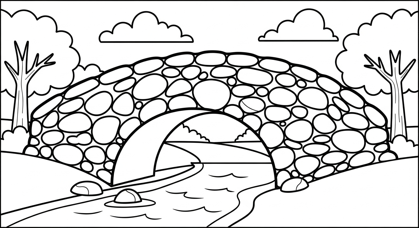 coloriage paysage à imprimer gratuitement pdf
