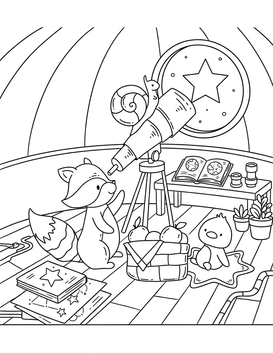 coloriage Autumn Hygge pour enfants a imprimer gratuit