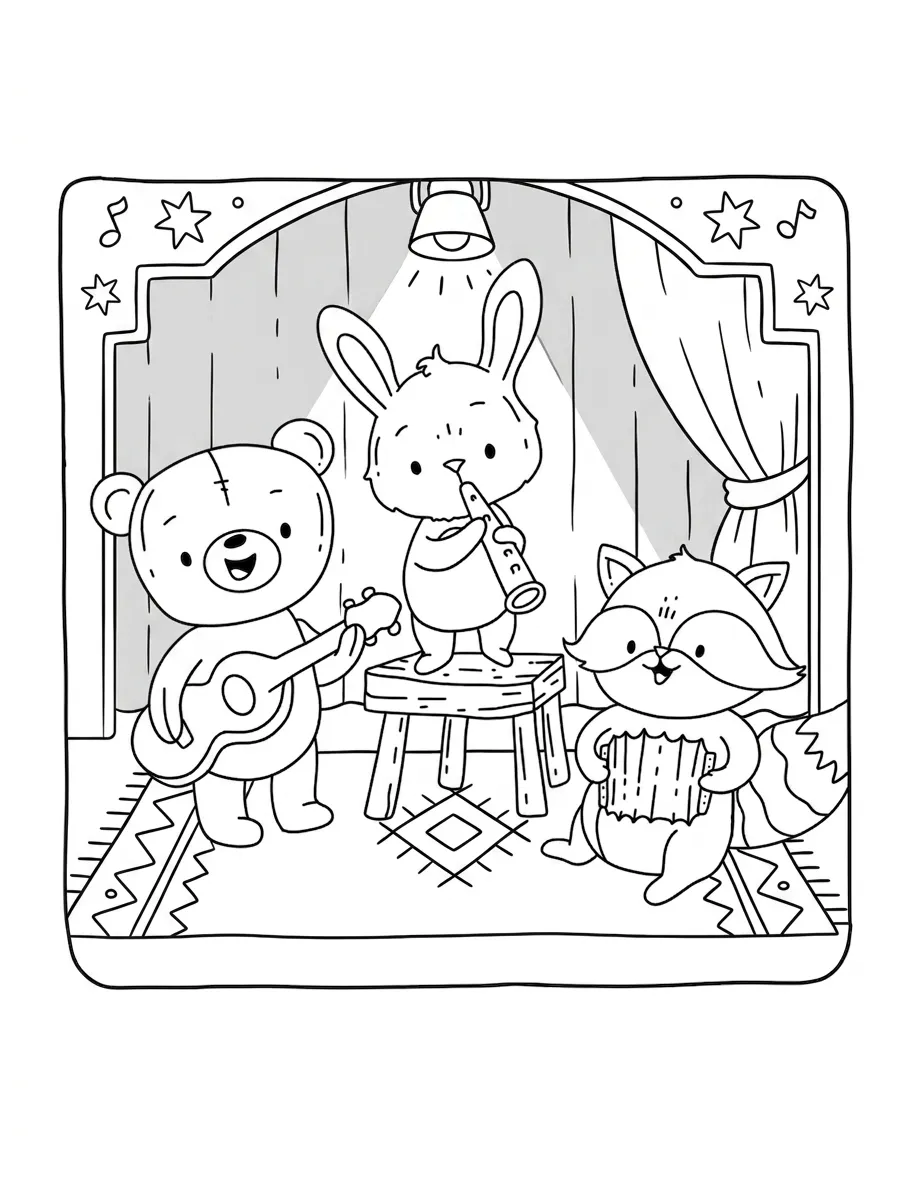 coloriage Autumn Hygge à imprimer pour enfant de 8 ans