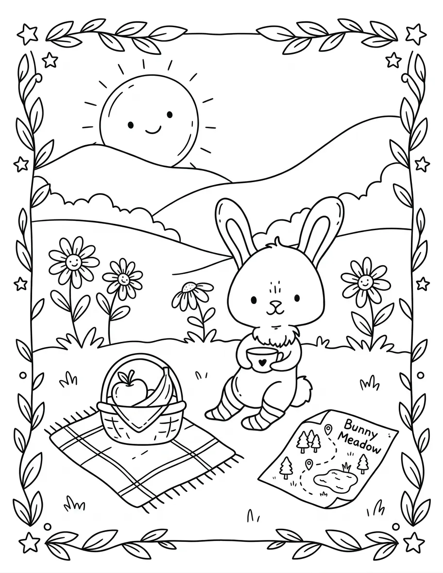 coloriage Autumn Hygge a dessiner en ligne