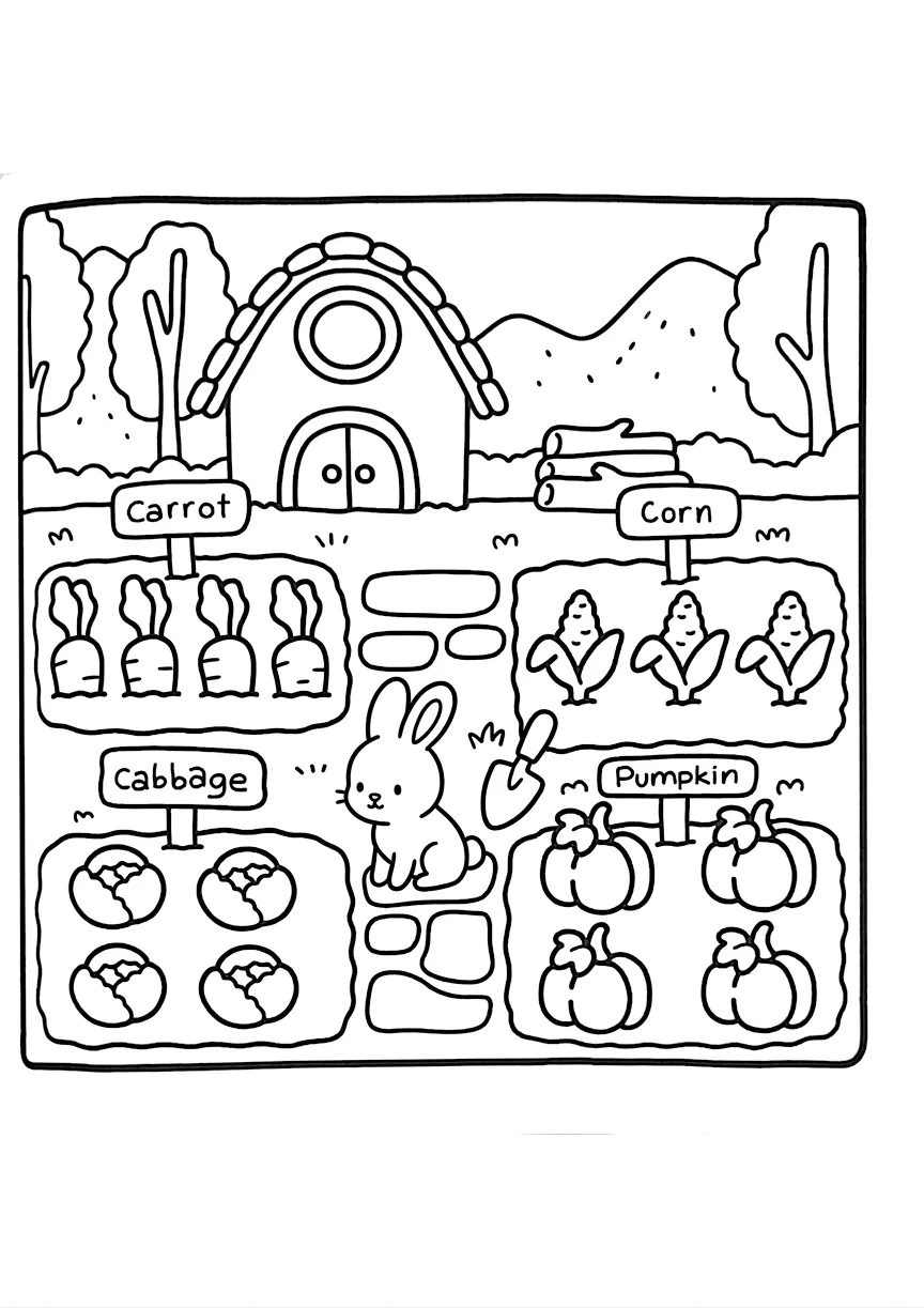 coloriage Boutique Kawaii pour enfant à imprimer