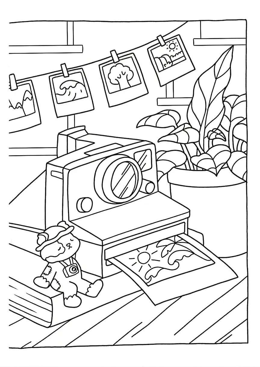 coloriage Cozy Spaces et apprentissage 2