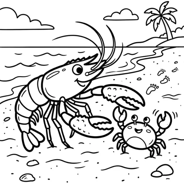 Coloriage Crevette
