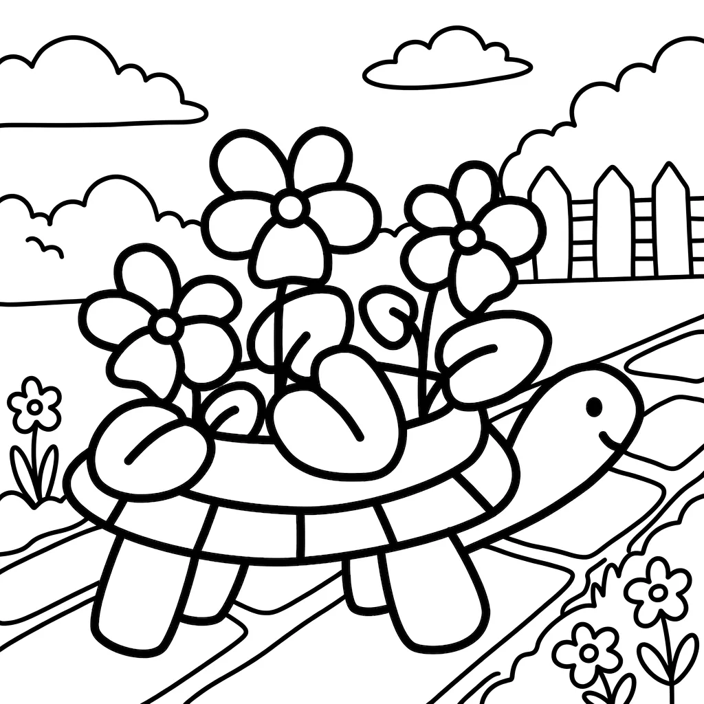 coloriage Flowers et Plants à imprimer gratuitement