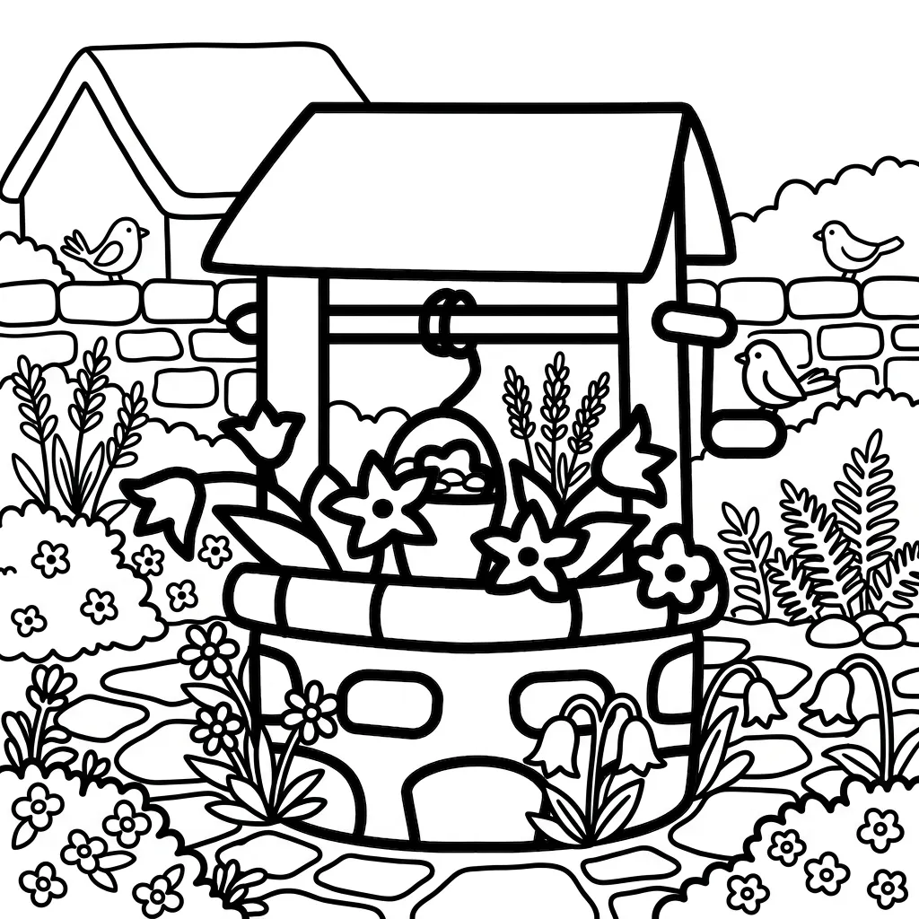 coloriage Flowers et Plants à imprimer gratuit