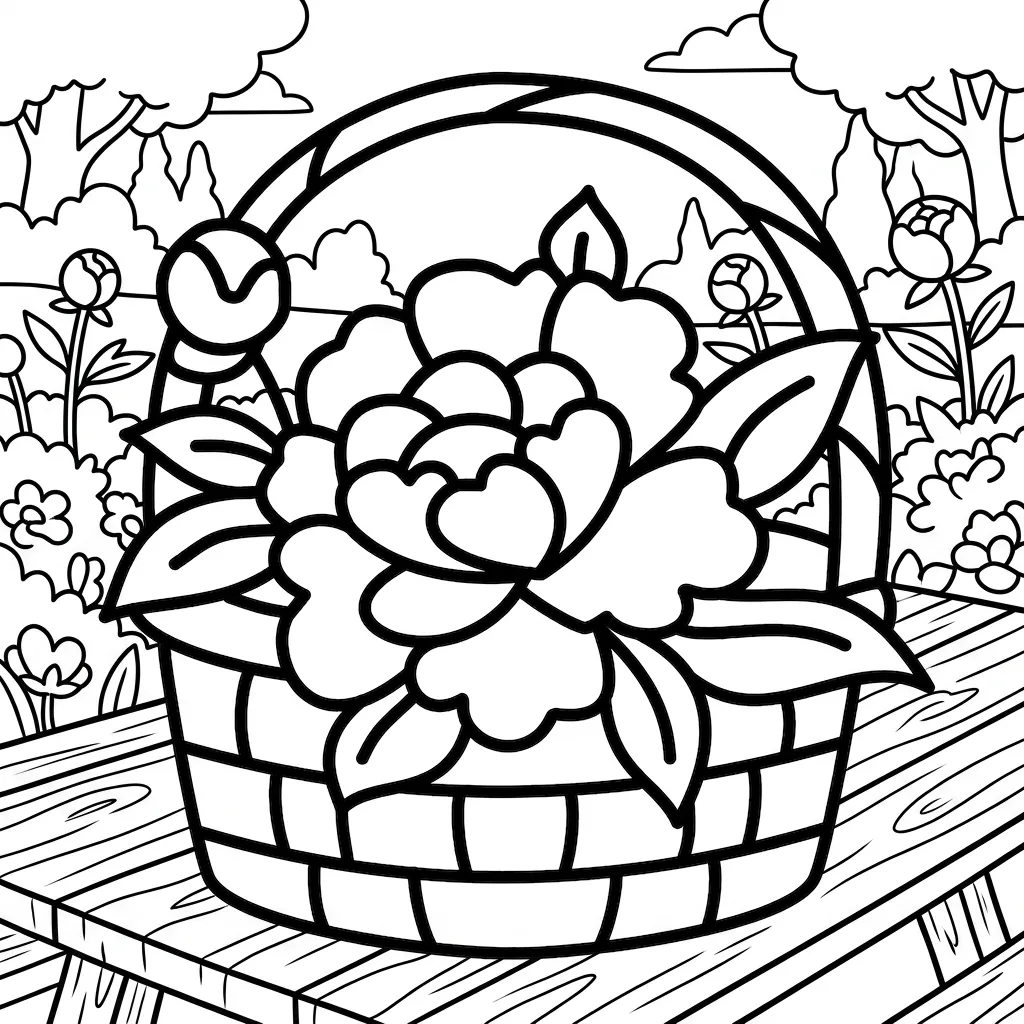 imprimer coloriage Flowers et Plants