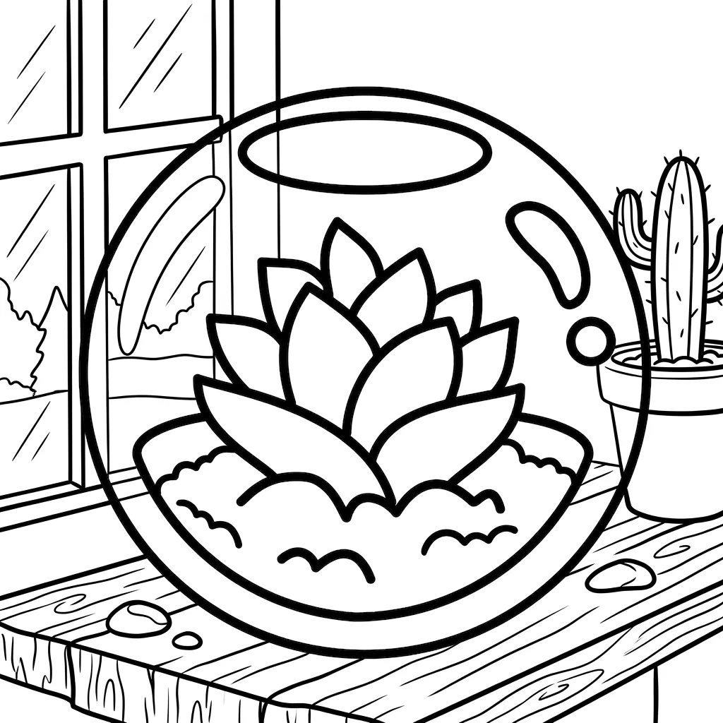 coloriage Flowers et Plants gratuit a imprimer 1