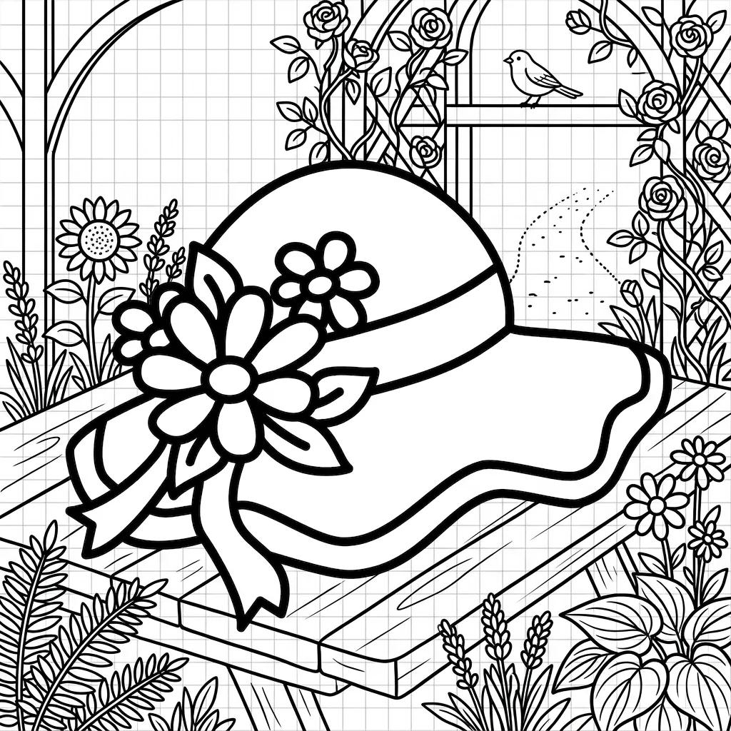 coloriage Flowers et Plants pour enfant à imprimer