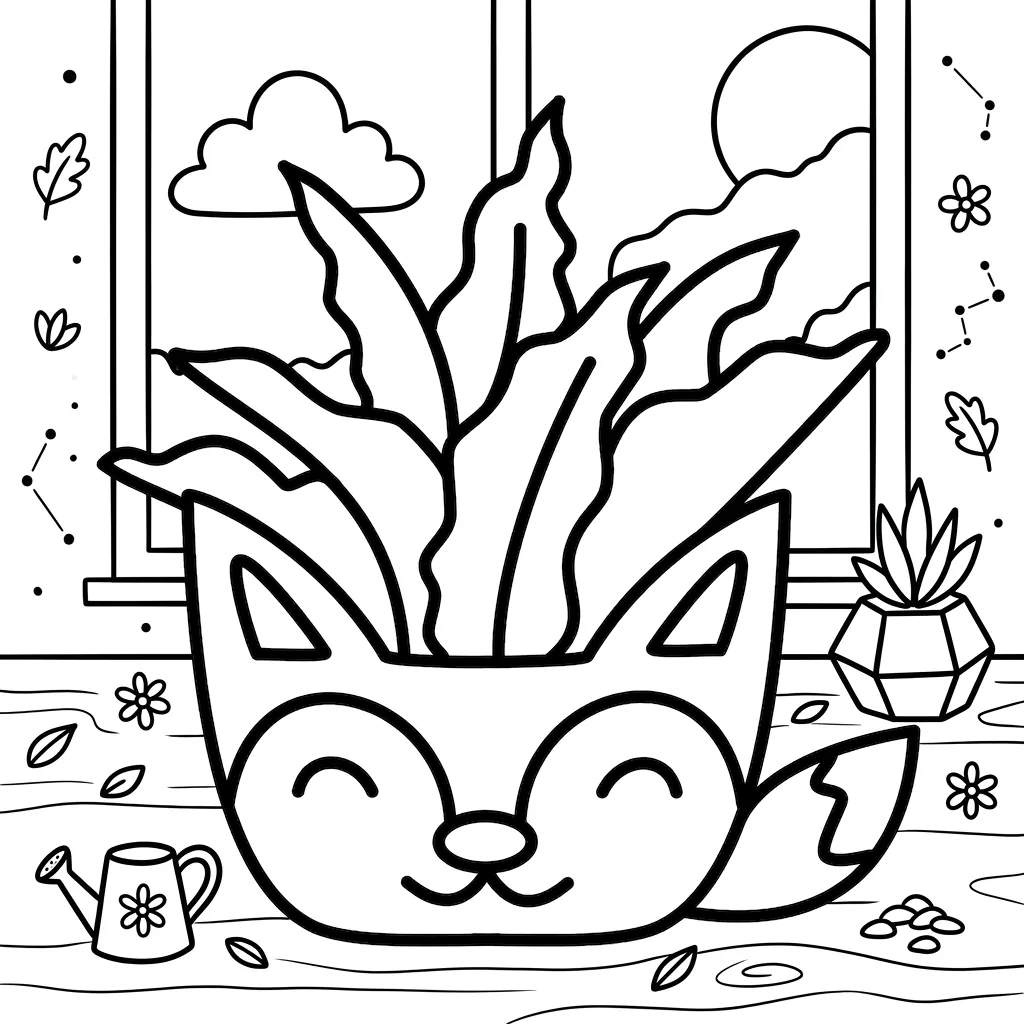 coloriage Flowers et Plants gratuit en ligne