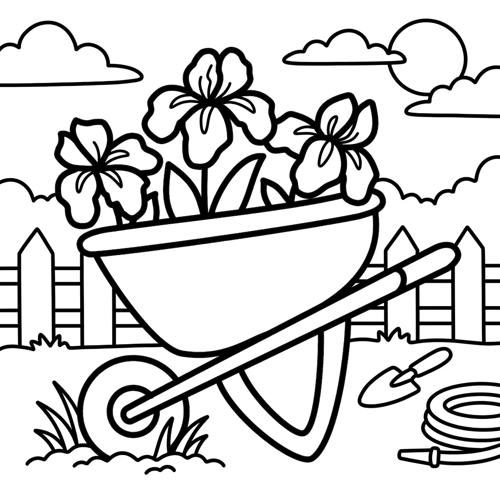 coloriage Flowers et Plants gratuit a imprimer 2