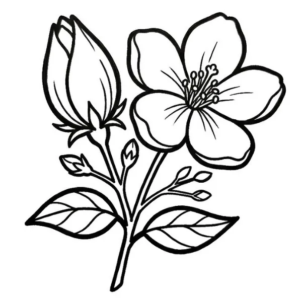 Coloriage Jasmin