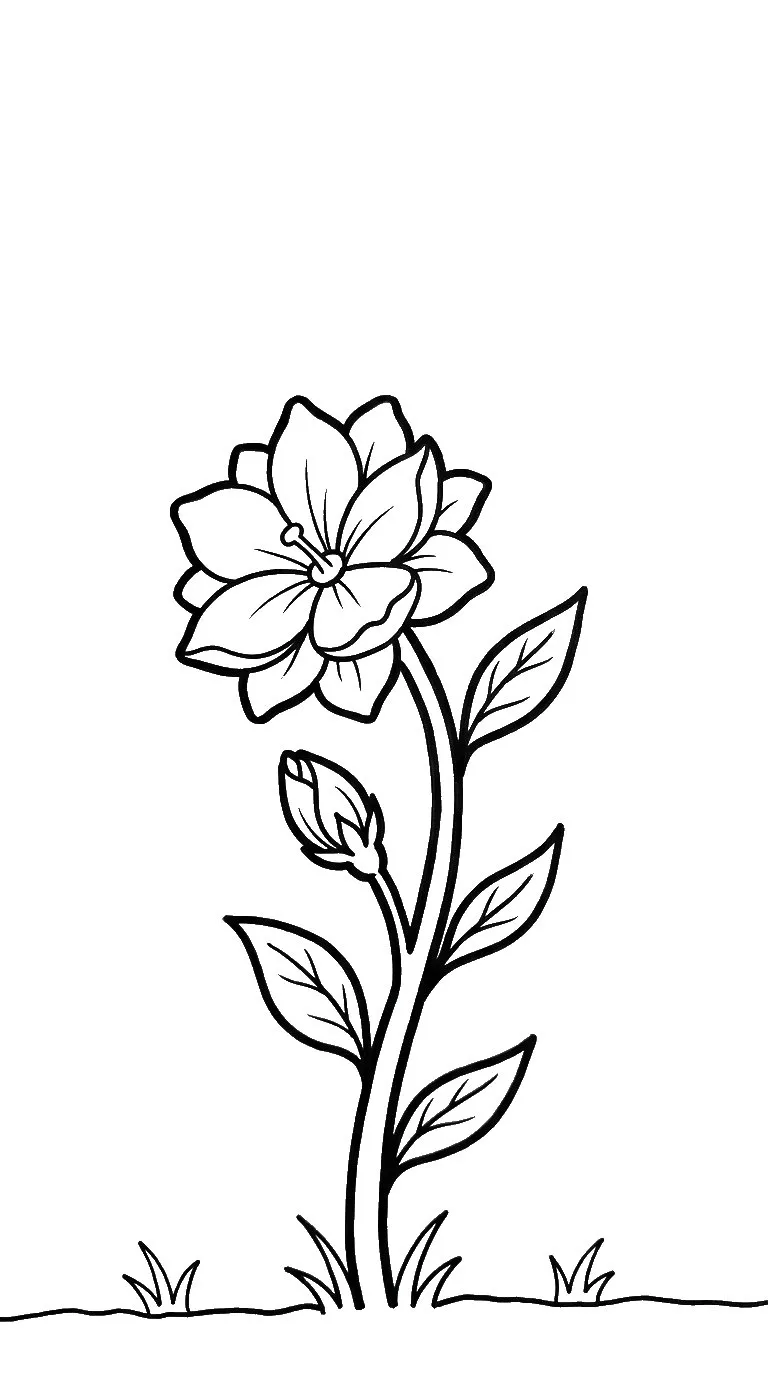 coloriage Jasmin pour enfant de 2 ans