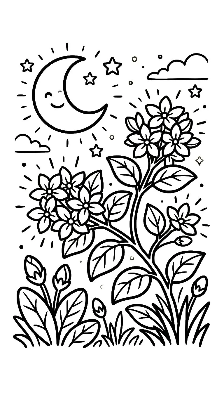 coloriage Jasmin a dessiner et imprimer