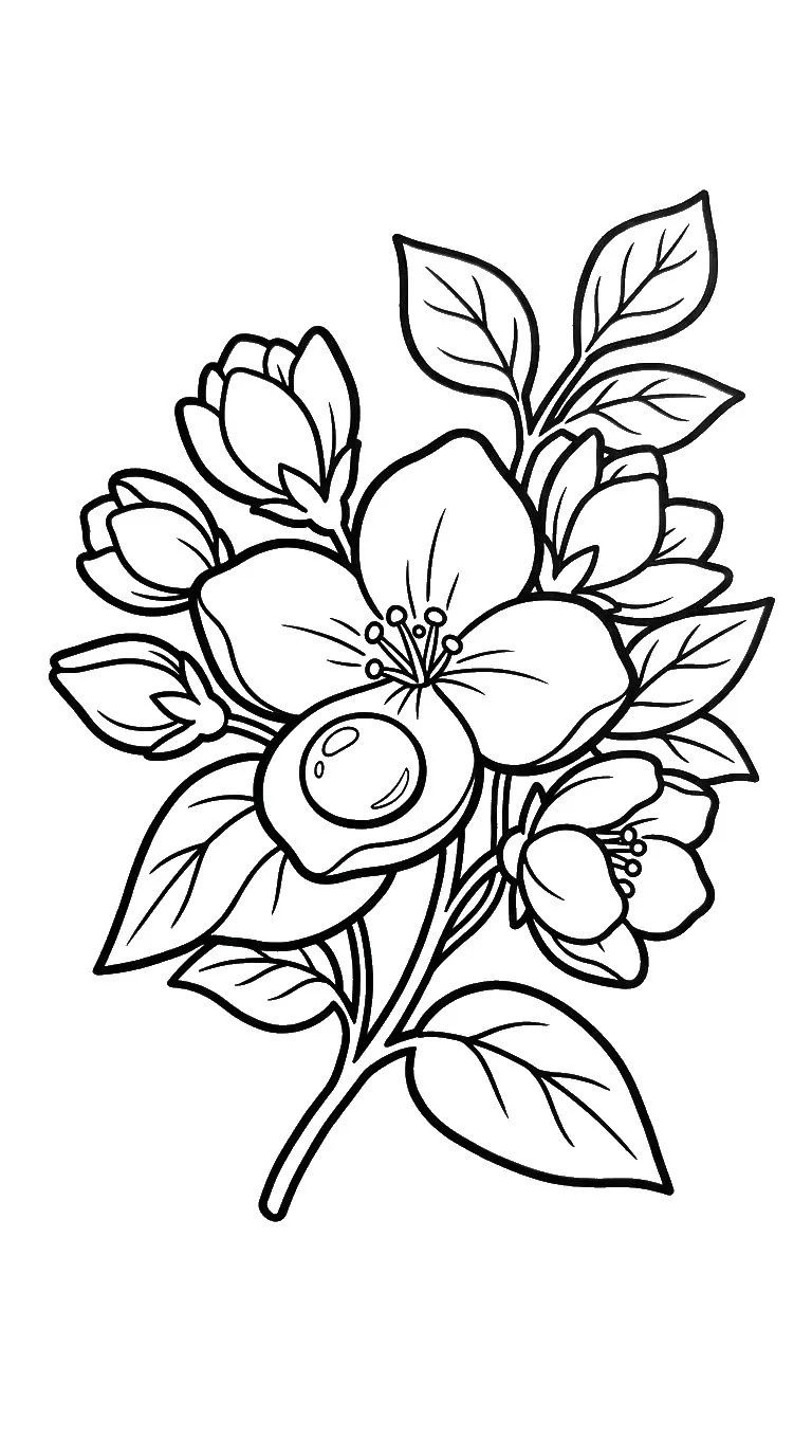 coloriage Jasmin gratuit a imprimer