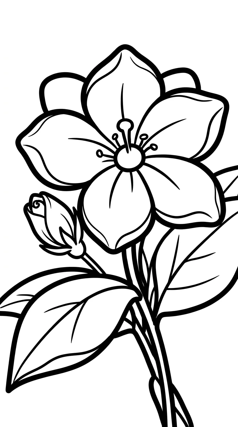 coloriage Jasmin à imprimer