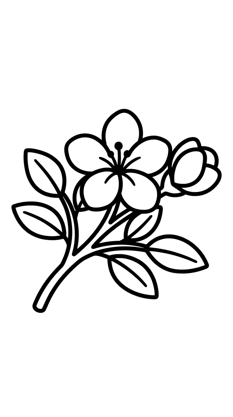 télécharger coloriage Jasmin gratuit