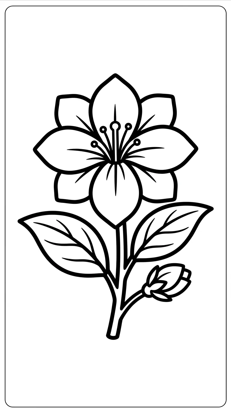 coloriage Jasmin pour enfants a imprimer gratuit