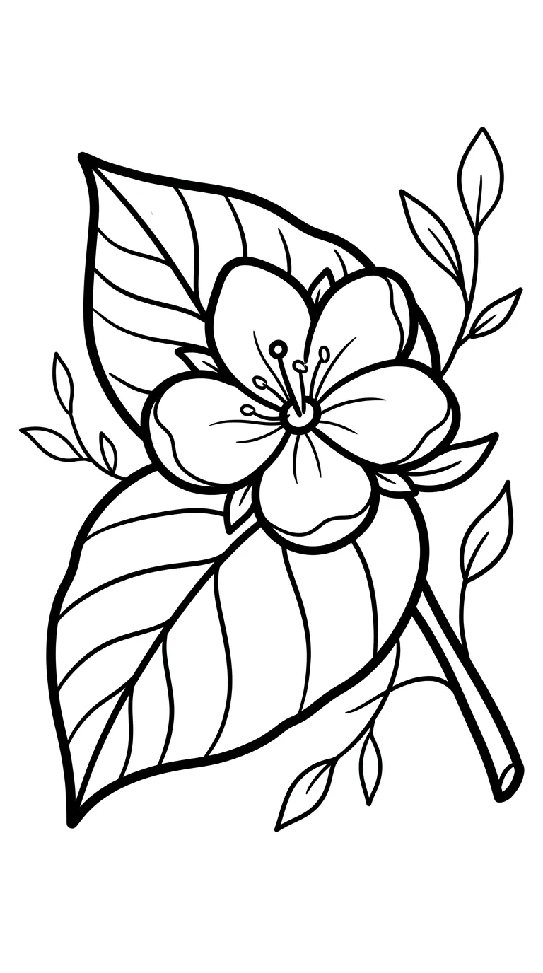 coloriage Jasmin pour enfants 1