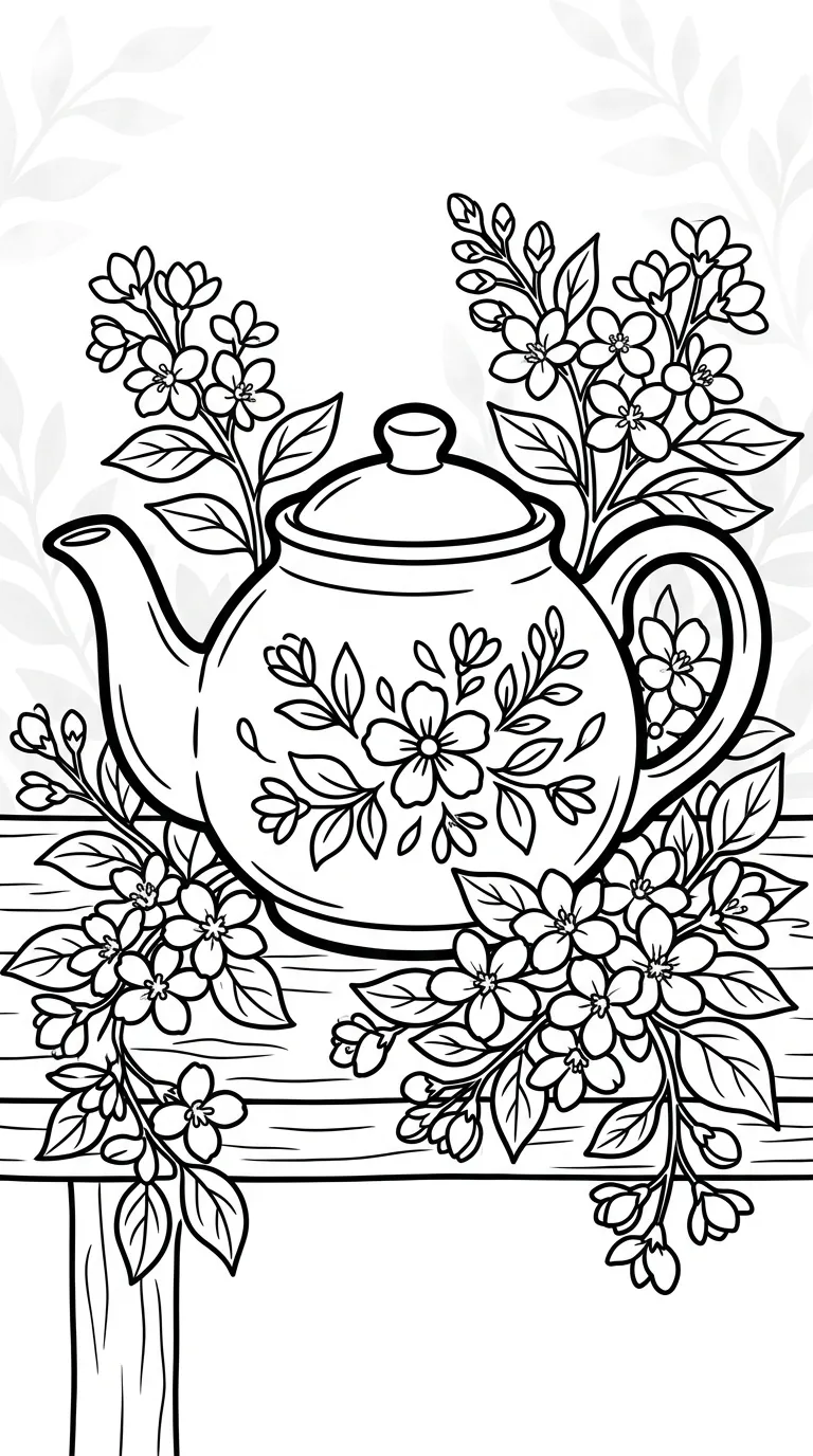 coloriage Jasmin d'enfant a imprimer