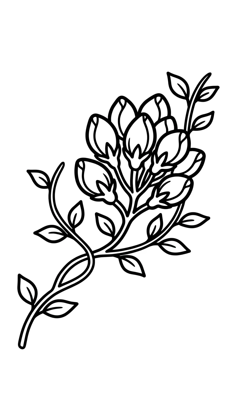 coloriage Jasmin pour enfant de 5 ans