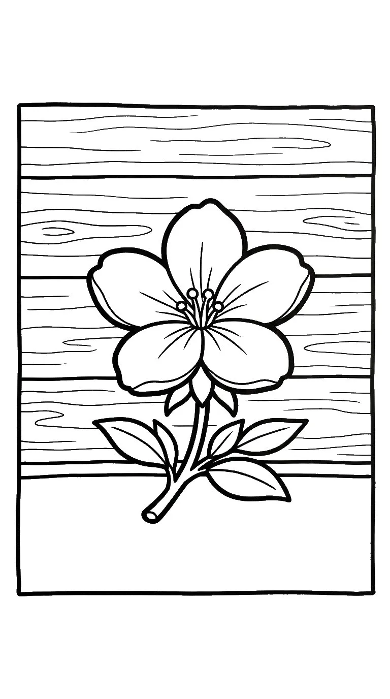 coloriage Jasmin pour enfant de 3 ans