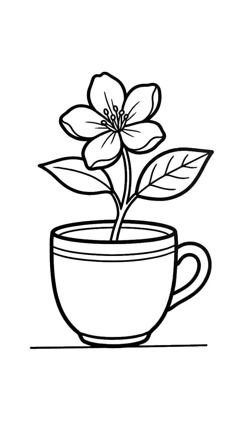 coloriage Jasmin pour primaire