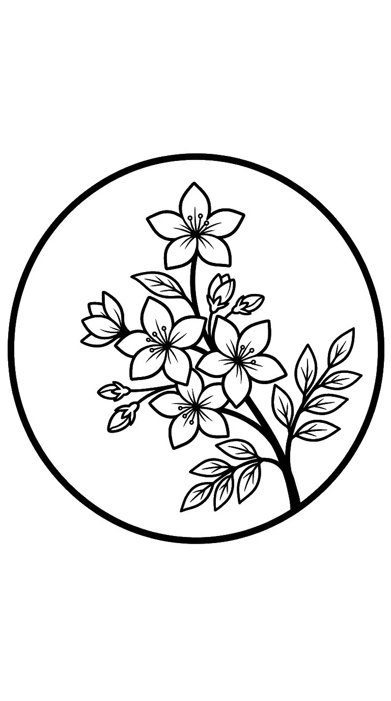 coloriage Jasmin à imprimer pour enfant de 8 ans