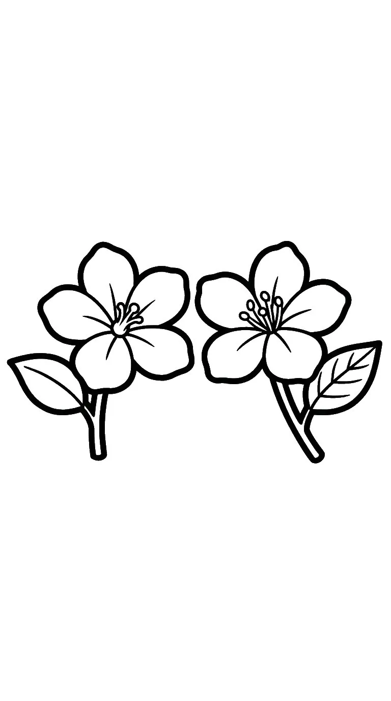 coloriage Jasmin pour enfant à imprimer