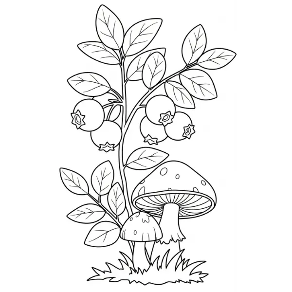 Coloriage Myrtille