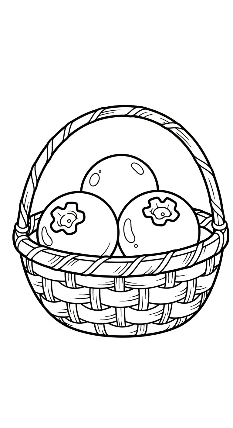coloriage Myrtille pour enfants a imprimer