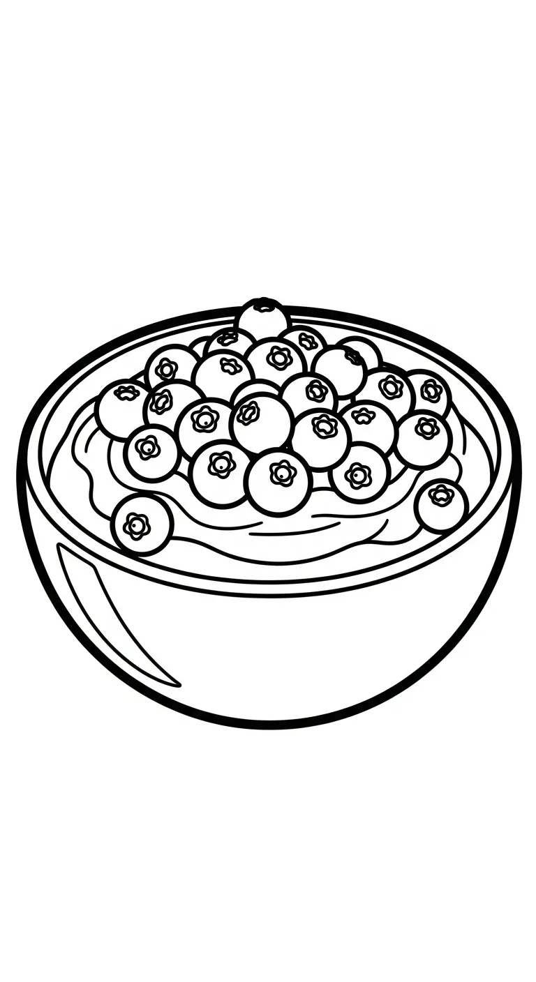 coloriage Myrtille de pour enfants 1