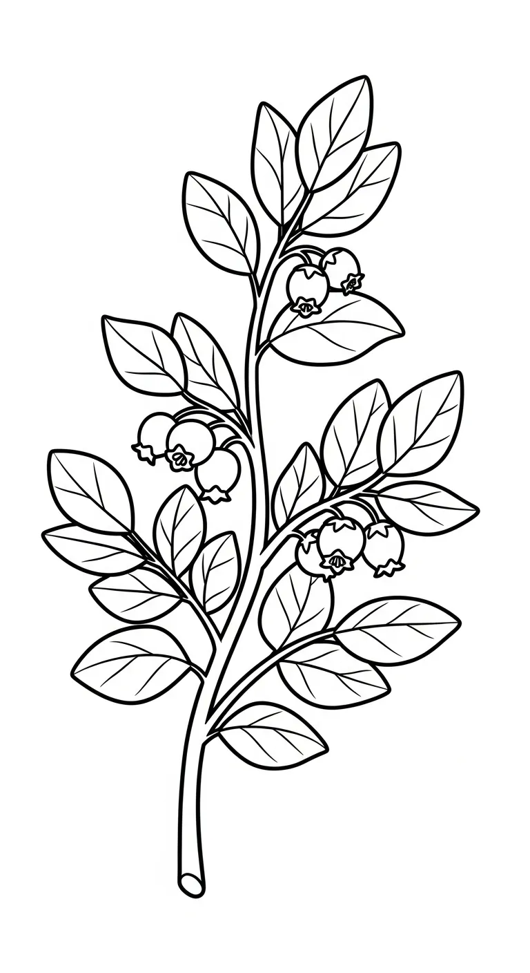 coloriage Myrtille à imprimer gratuitement