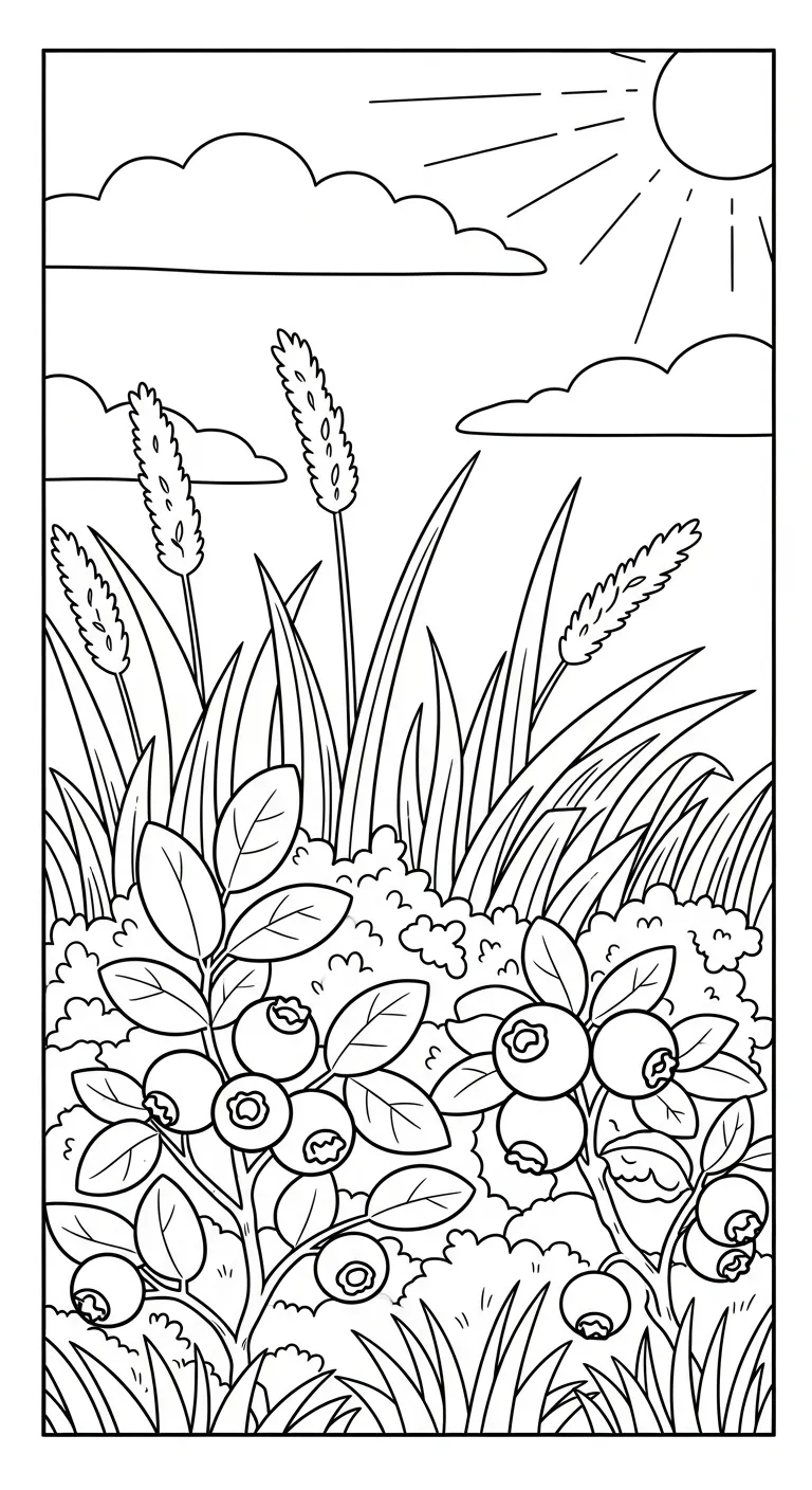 coloriage Myrtille a imprimer