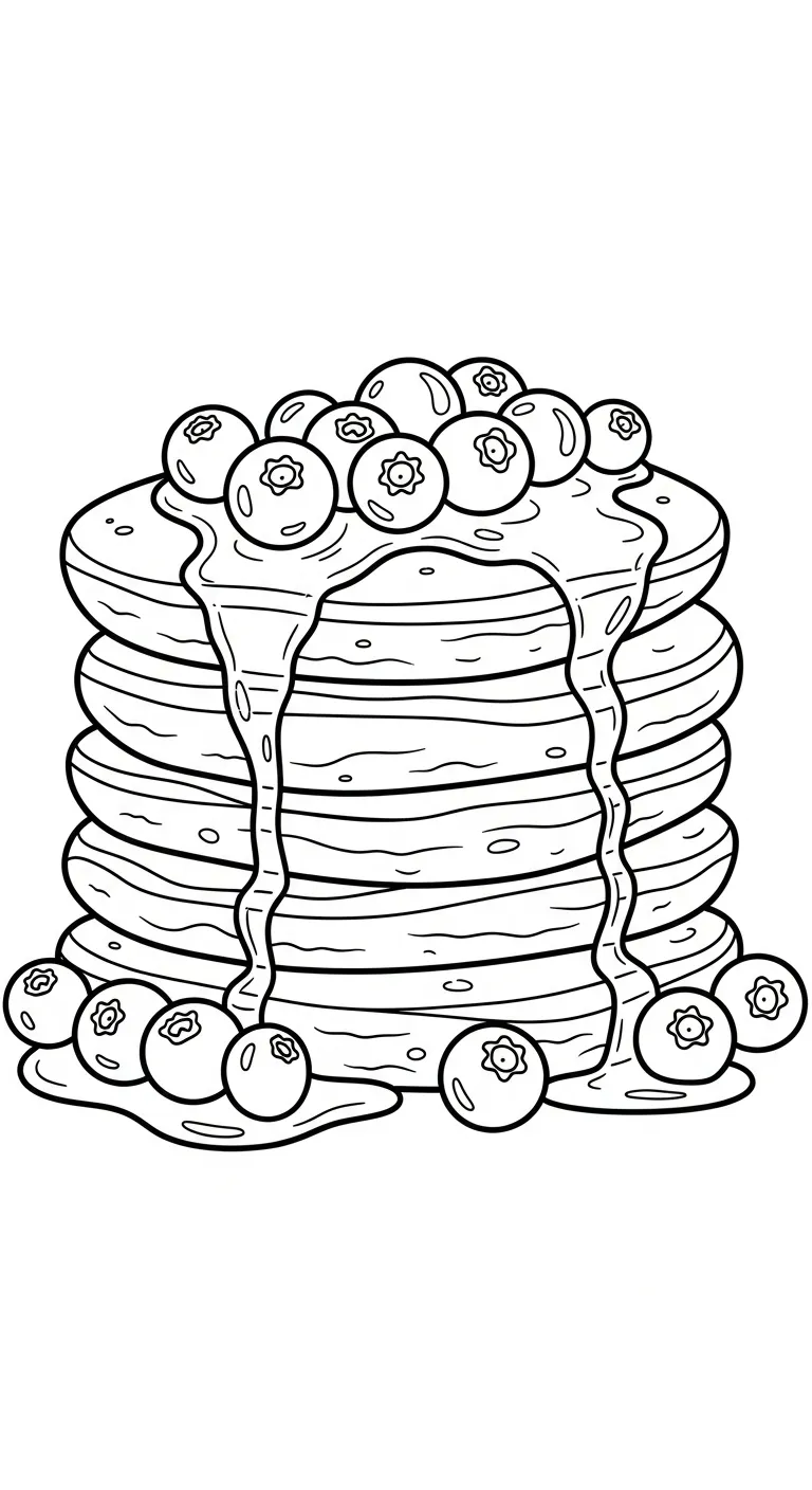 coloriage Myrtille pour enfant gratuit