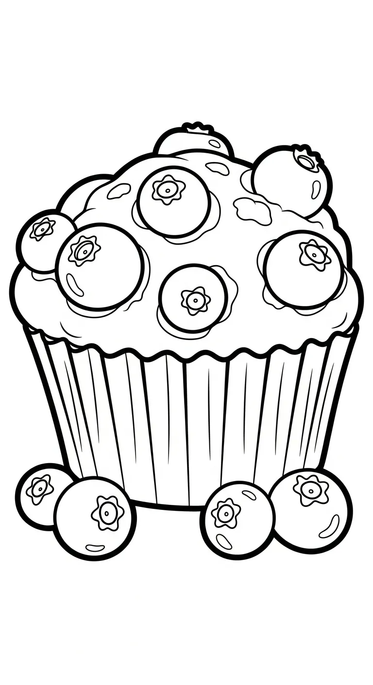 imprimer coloriage Myrtille pour enfant