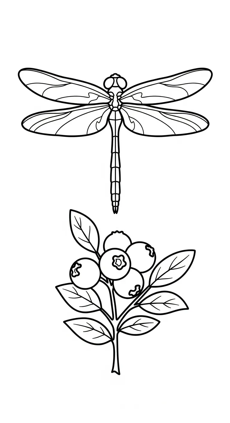 coloriage Myrtille pour enfant de 7 ans