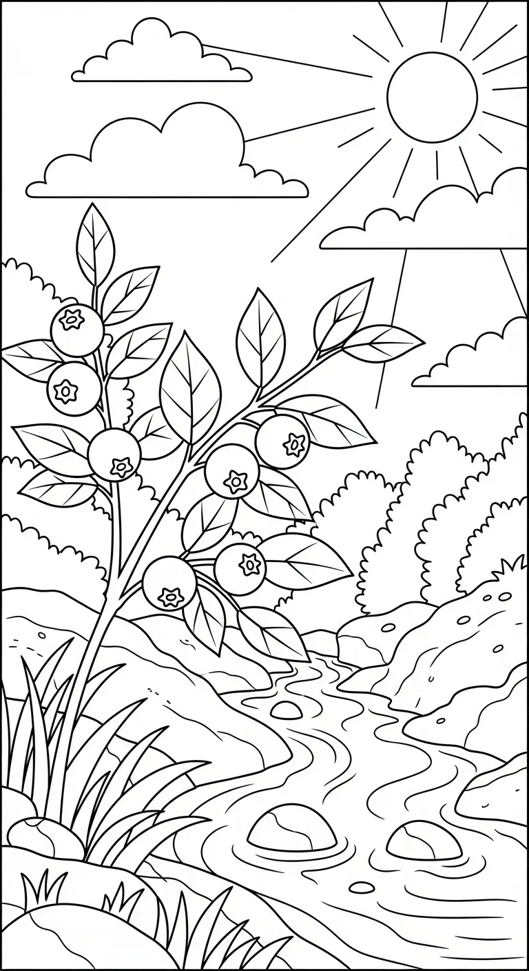 coloriage Myrtille gratuit à imprimer