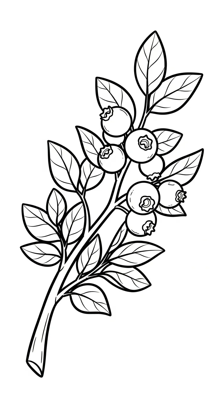 image pour coloriage Myrtille enfant