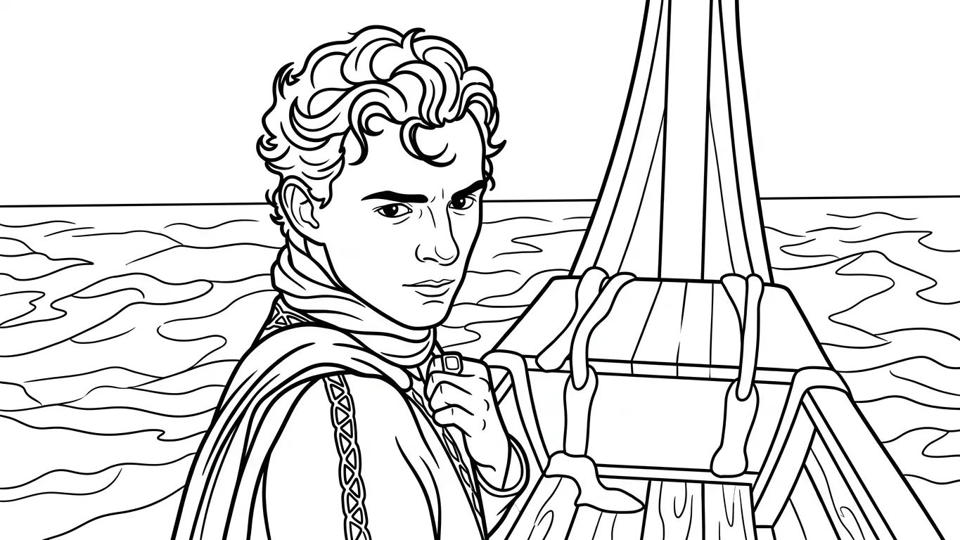coloriage Odyssey pour enfants a imprimer gratuit