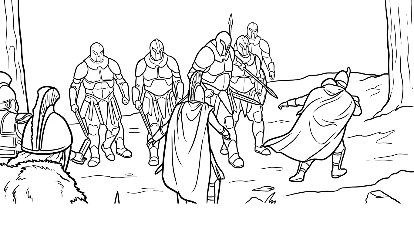 coloriage Odyssey pour enfant de 8 ans 1